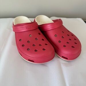 CROCS Size 12 Women’s Toning Pink Sandals